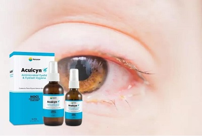 Hypochlore Säure, die als Augenpflegelösung verwendet wird