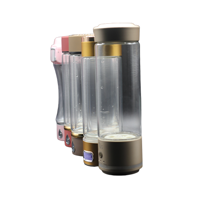Verkauf von top gesunder intelligenter farbenfrohen leichten elektrischen Wasserstoff Wasserglasflasche SPE tragbarer Hho -Wassergenerator